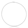 Choker de Prata Rígido Torcido