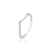 Anel Chevron em prata 925, Aura Lopes